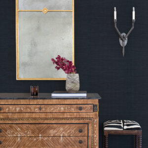 Peninsula Navy Sisal Wallpaper