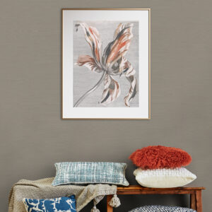 Caihon Silver Grasscloth Wallpaper