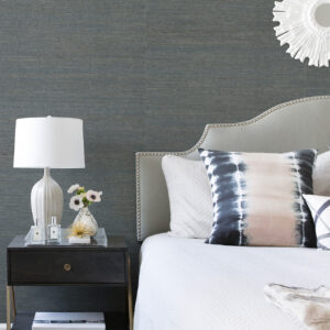 Aiko Slate Sisal Wallpaper