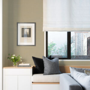 Sakiya Neutral Grasscloth Wallpaper