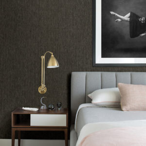 Jia Charcoal Paper Weave Wallpaper