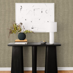 Annchi Black Woven Wallpaper