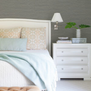 Kira Light Grey Hemp Wallpaper