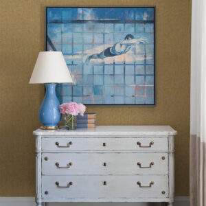 Genji Light Brown Woven Wallpaper