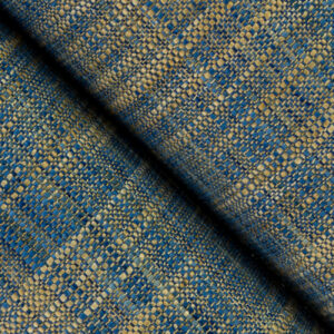 Genji Blue Woven Wallpaper