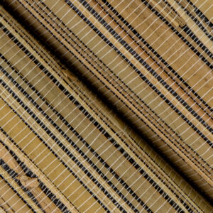 Ushi Black Modern Grasscloth Wallpaper