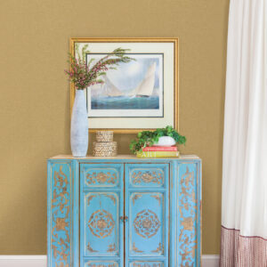 Huiqing Khaki Geometric Weave Wallpaper