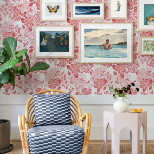 Irina Coral Floral Blooms Wallpaper