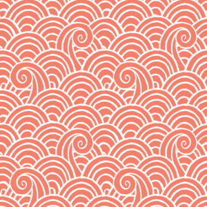 Alorah Coral Wave Wallpaper