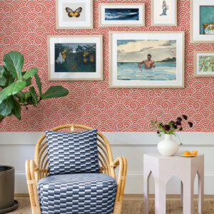 Alorah Coral Wave Wallpaper