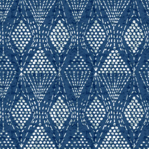 Grady Blue Dotted Geometric Wallpaper