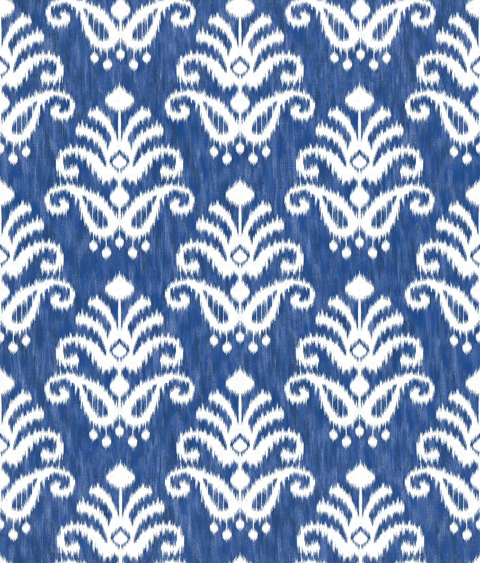 Keaton Blue Medallion Wallpaper