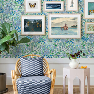 Chilton Blue Wildflowers Wallpaper