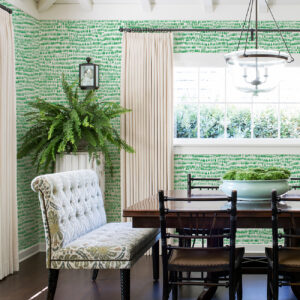 Runes Green Brushstrokes Wallpaper