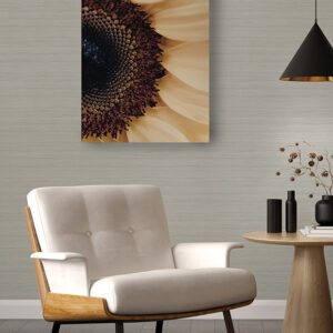 Shantung Slate Silk Wallpaper