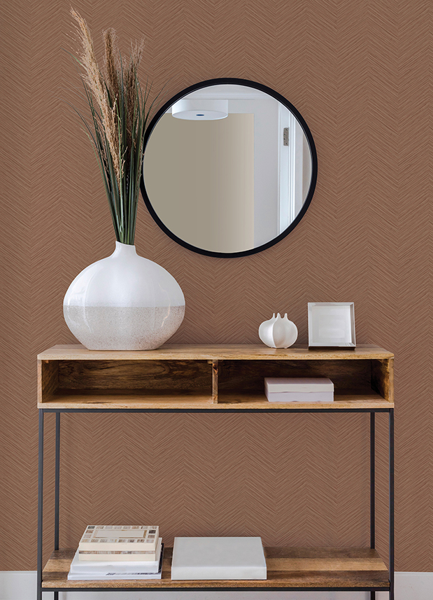 Apex Red Weave Wallpaper - Image 3