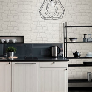 Casablanca White Stone Wallpaper