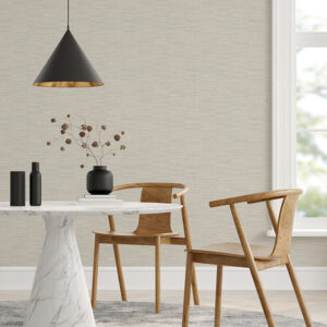 Jenga Light Grey Striped Column Wallpaper