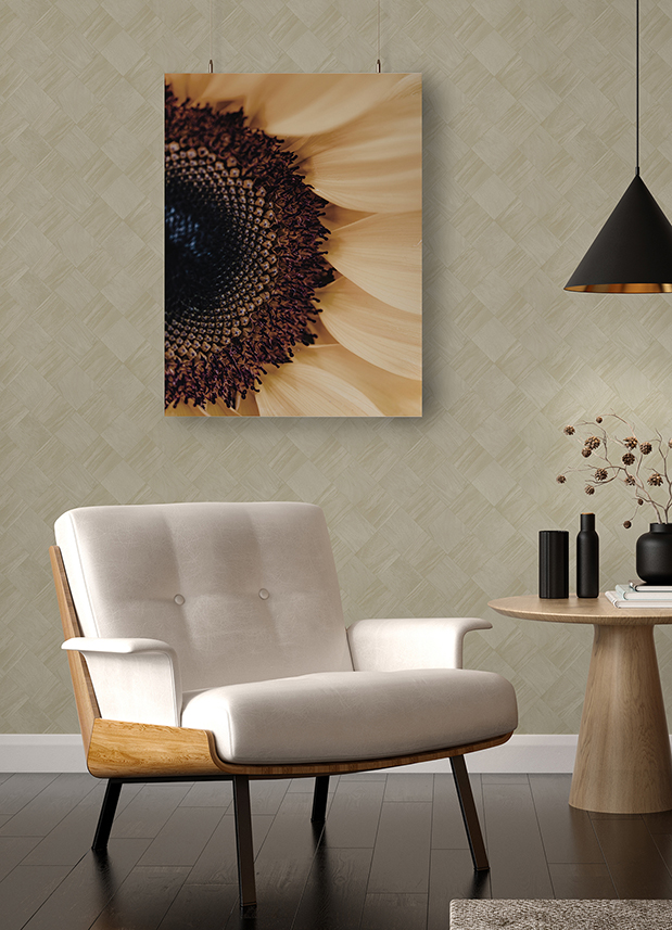 Thriller Cream Wood Tile Wallpaper - Image 3