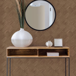 Thriller Chestnut Wood Tile Wallpaper