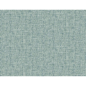 Snuggle Teal Woven Texture Wallpaper
