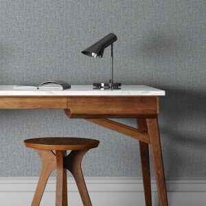 Snuggle Grey Woven Texture Wallpaper