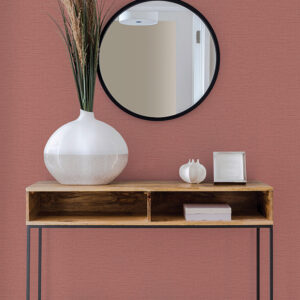 Salamander Red Woven Wallpaper