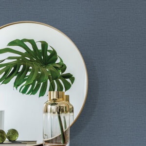 Salamander Blue Woven Wallpaper