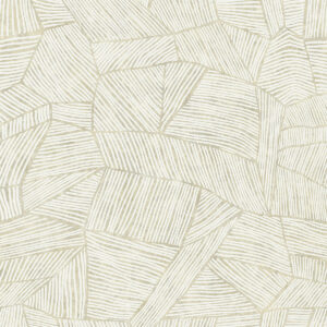 Aldabra Taupe Textured Geometric Wallpaper