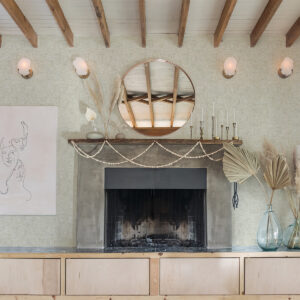 Aldabra Taupe Textured Geometric Wallpaper