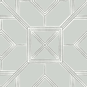 Livia Grey Trellis Wallpaper