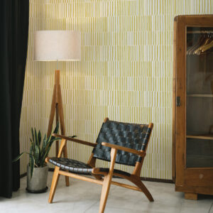 Sabah Yellow Stripe Wallpaper