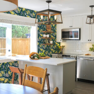 Meyer Blue Citrus Wallpaper