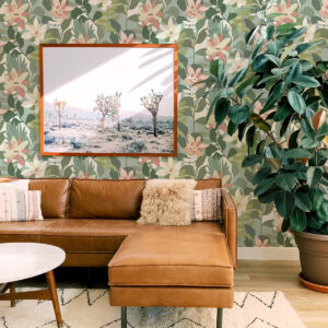 Koko Green Floral Wallpaper