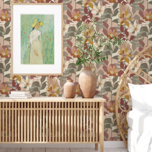 Koko Rose Floral Wallpaper