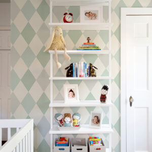 Kalas Light Blue Diamond Wallpaper