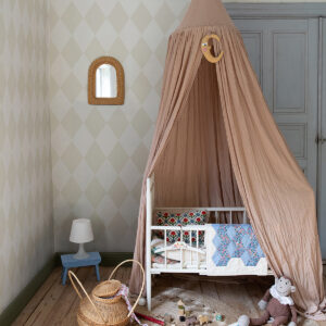 Kalas Light Grey Diamond Wallpaper