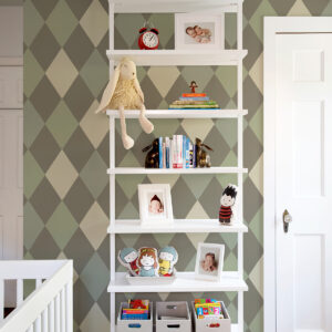 Kalas Olive Diamond Wallpaper