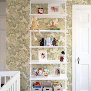 Dr√∂mma Sage Songbirds and Sunflowers Wallpaper