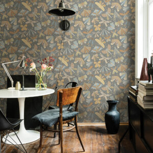 Flyga Apricot Butterfly Bonanza Wallpaper