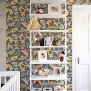 Flyga Blue Butterfly Bonanza Wallpaper