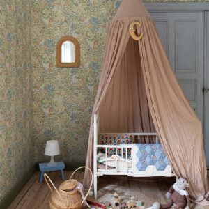 Midsommar Light Green Floral Medley Wallpaper