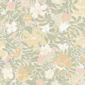 0064891 midsommar pastel floral medley wallpaper