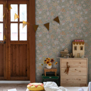 Midsommar Pastel Floral Medley Wallpaper