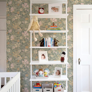 Midsommar Grey Floral Medley Wallpaper