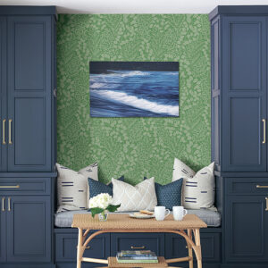 Elin Green Berry Botanical Wallpaper