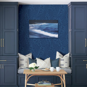 Elin Blue Berry Botanical Wallpaper