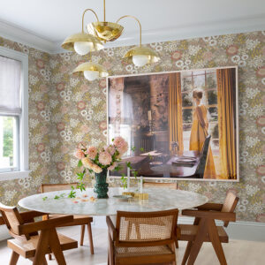 Karina Neutral Wildflower Garden Wallpaper