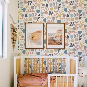 Juni Pastel Abstract Tulips Wallpaper