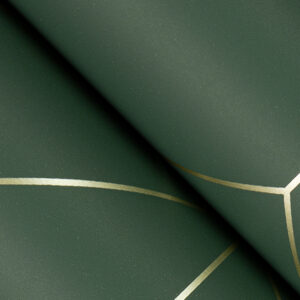 Sander Evergreen Geometric Wallpaper